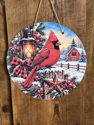 Cardinal Lantern Christmas 12